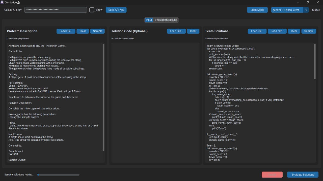 GemJudge AI Evaluator