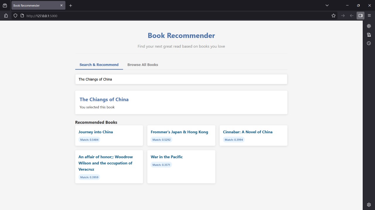 Semantic Book Recommender