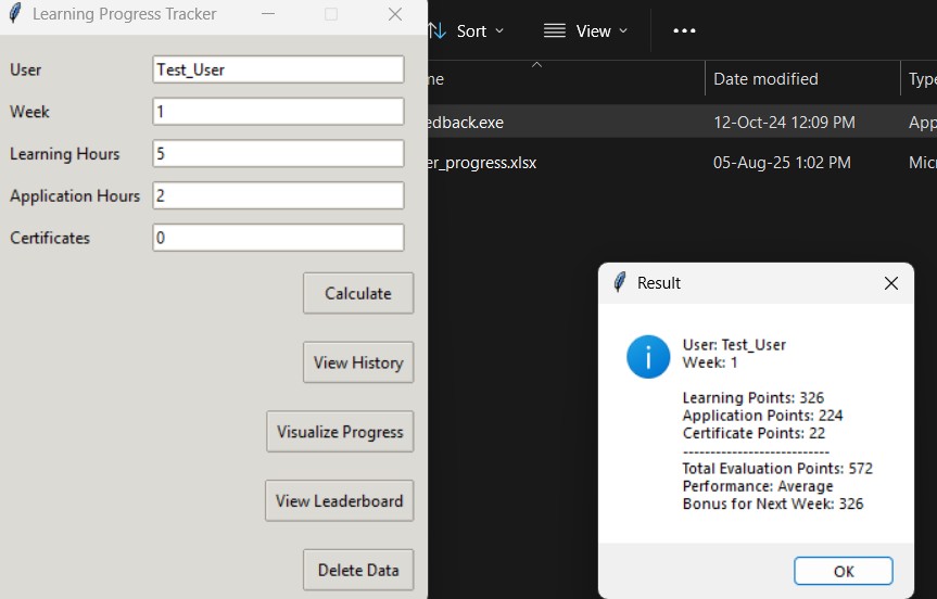 Learning Progress Tracker